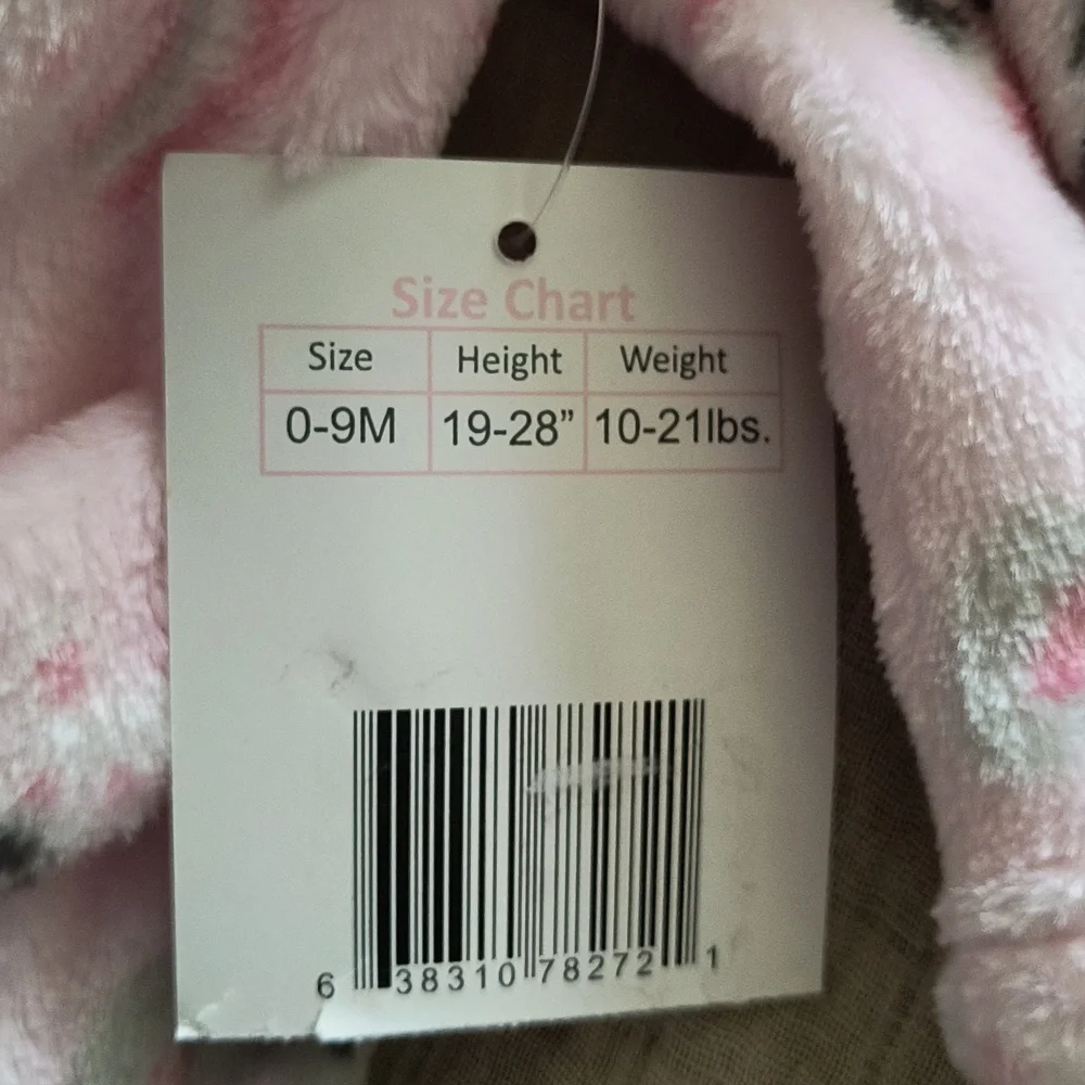 0-9m Baby Girls Robe - Picture 3 of 3